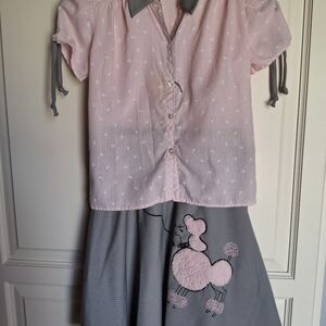 Poodle Skirt With Matching Blouse